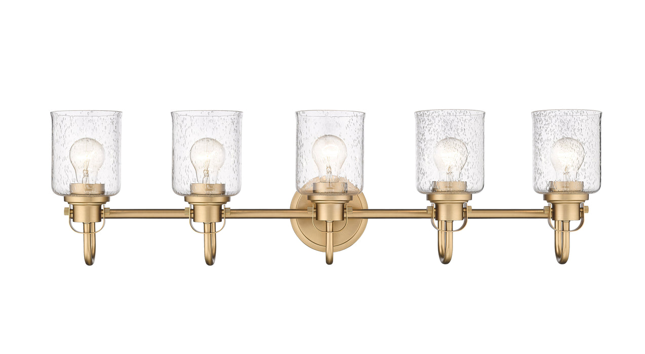 Vanity Z-Lite 340-5V-HG Heirloom Gold Kinsley 5 Light Vanity Z-Lite