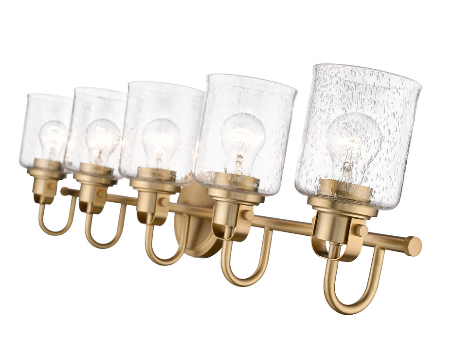 Vanity Z-Lite 340-5V-HG Heirloom Gold Kinsley 5 Light Vanity Z-Lite