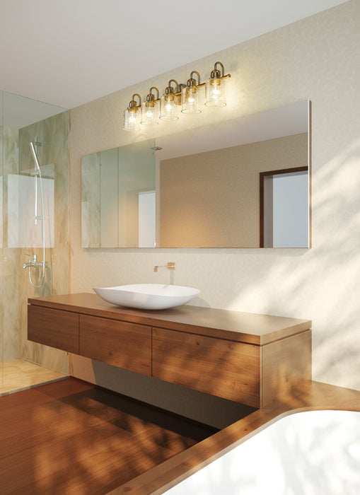 Vanity Z-Lite 340-5V-HG Heirloom Gold Kinsley 5 Light Vanity Z-Lite