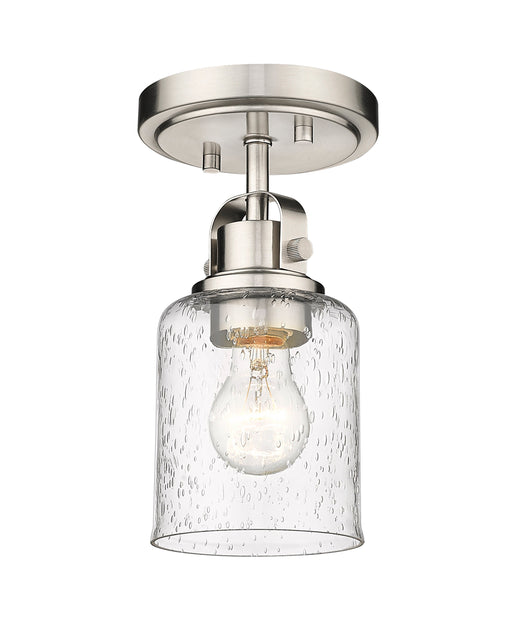 Flush Mount Z-Lite 340F1-BN Brushed Nickel Kinsley 1 Light Flush Mount Z-Lite