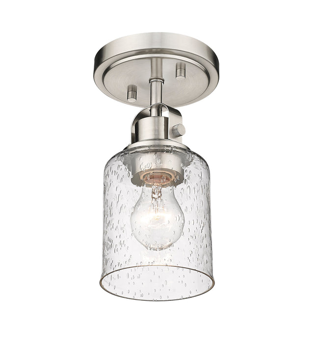 Flush Mount Z-Lite 340F1-BN Brushed Nickel Kinsley 1 Light Flush Mount Z-Lite