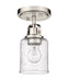 Flush Mount Z-Lite 340F1-BN Brushed Nickel Kinsley 1 Light Flush Mount Z-Lite