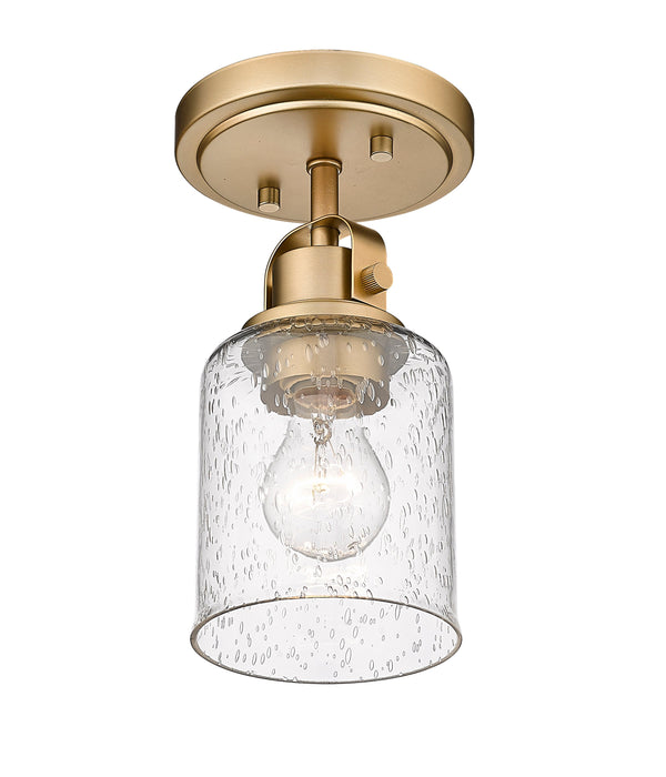 Flush Mount Z-Lite 340F1-HG Heirloom Gold Kinsley 1 Light Flush Mount Z-Lite