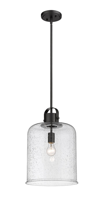 Pendant Z-Lite 340P12-MB Matte Black Kinsley 1 Light Pendant Z-Lite