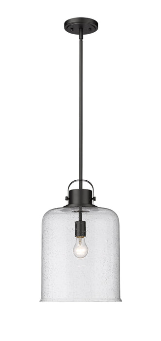 Pendant Z-Lite 340P12-MB Matte Black Kinsley 1 Light Pendant Z-Lite