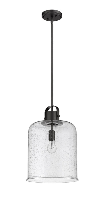 Pendant Z-Lite 340P12-MB Matte Black Kinsley 1 Light Pendant Z-Lite