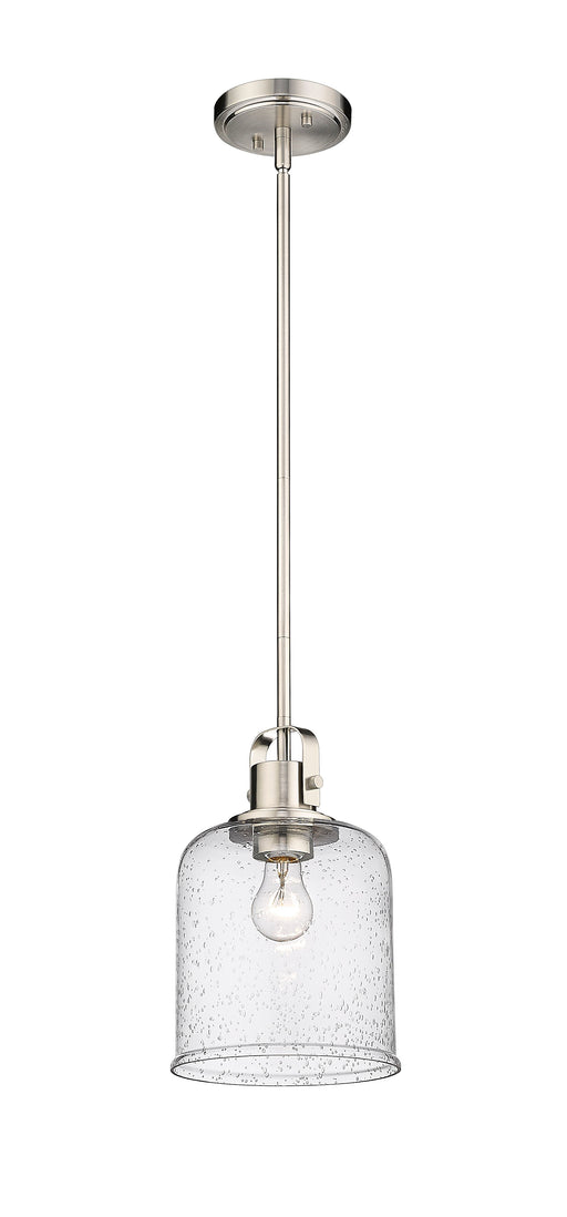 Pendant Z-Lite 340P8-BN Brushed Nickel Kinsley 1 Light Pendant Z-Lite