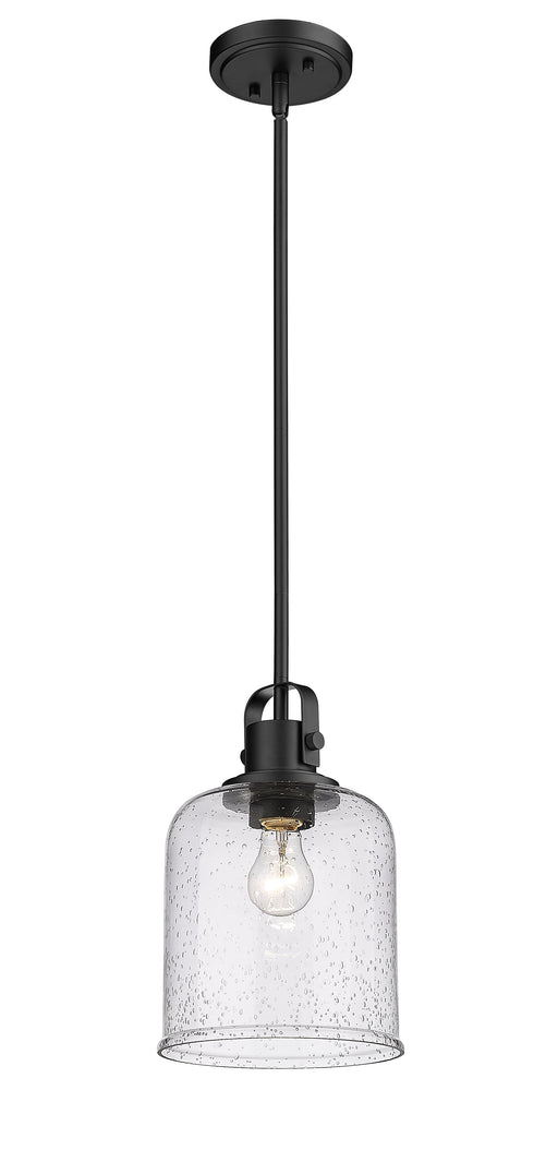 Pendant Z-Lite 340P8-MB Matte Black Kinsley 1 Light Pendant Z-Lite