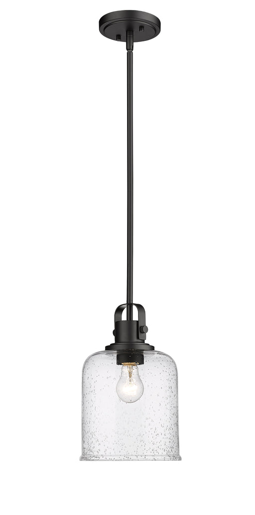 Pendant Z-Lite 340P8-MB Matte Black Kinsley 1 Light Pendant Z-Lite