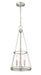 Pendant Z-Lite 341P12-BN Brushed Nickel Prescott 3 Light Pendant Z-Lite