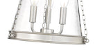 Pendant Z-Lite 341P12-BN Brushed Nickel Prescott 3 Light Pendant Z-Lite