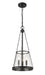 Pendant Z-Lite 341P12-MB Matte Black Prescott 3 Light Pendant Z-Lite