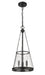 Pendant Z-Lite 341P12-MB Matte Black Prescott 3 Light Pendant Z-Lite