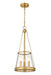 Pendant Z-Lite 341P12-RB Rubbed Brass Prescott 3 Light Pendant Z-Lite