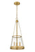 Pendant Z-Lite 341P12-RB Rubbed Brass Prescott 3 Light Pendant Z-Lite