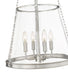 Pendant Z-Lite 341P18-BN Brushed Nickel Prescott 4 Light Pendant Z-Lite