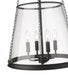 Pendant Z-Lite 341P18-MB Matte Black Prescott 4 Light Pendant Z-Lite