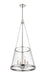 Pendant Z-Lite 341P18-PN Polished Nickel Prescott 4 Light Pendant Z-Lite