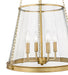 Pendant Z-Lite 341P18-RB Rubbed Brass Prescott 4 Light Pendant Z-Lite