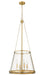 Pendant Z-Lite 341P18-RB Rubbed Brass Prescott 4 Light Pendant Z-Lite