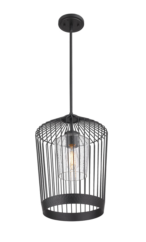 Pendant Z-Lite 342P13-MB Matte Black Lido 1 Light Pendant Z-Lite