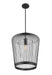 Pendant Z-Lite 342P19-MB Matte Black Lido 1 Light Pendant Z-Lite