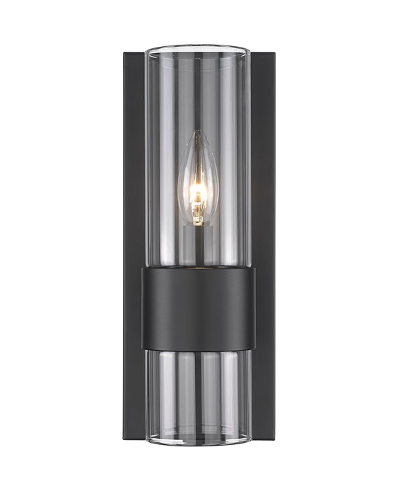 Wall Sconce Z-Lite 343-1S-MB Matte Black Lawson 1 Light Wall Sconce Z-Lite