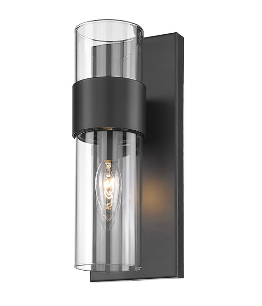 Wall Sconce Z-Lite 343-1S-MB Matte Black Lawson 1 Light Wall Sconce Z-Lite