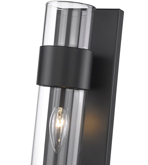 Wall Sconce Z-Lite 343-1S-MB Matte Black Lawson 1 Light Wall Sconce Z-Lite