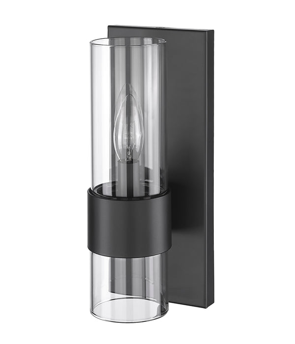 Wall Sconce Z-Lite 343-1S-MB Matte Black Lawson 1 Light Wall Sconce Z-Lite