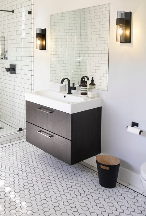 Wall Sconce Z-Lite 343-1S-MB Matte Black Lawson 1 Light Wall Sconce Z-Lite