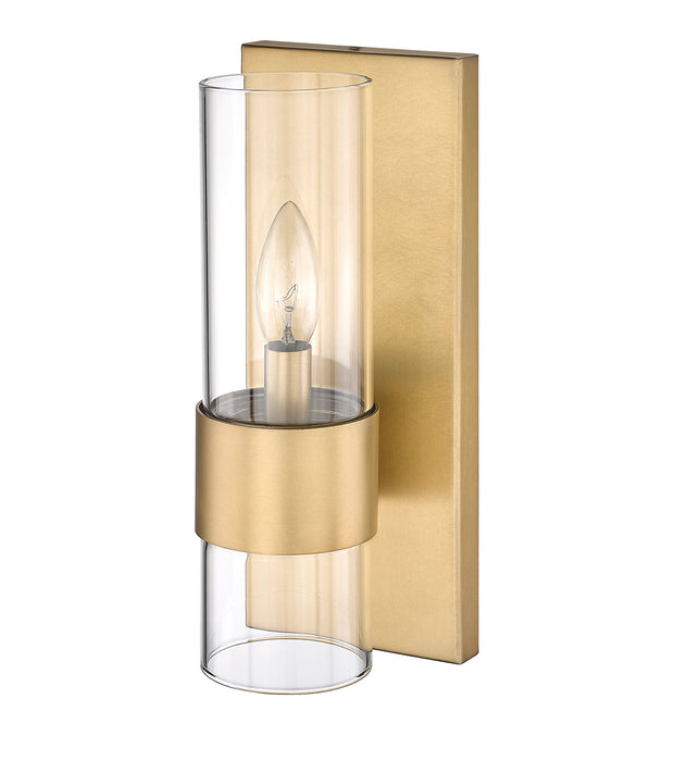 Wall Sconce Z-Lite 343-1S-RB Rubbed Brass Lawson 1 Light Wall Sconce Z-Lite