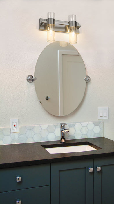 Vanity Z-Lite 343-2V-BN Brushed Nickel Lawson 2 Light Vanity Z-Lite