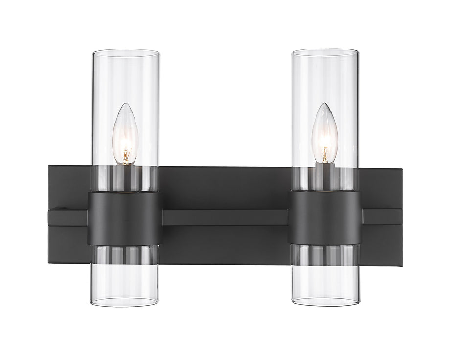 Vanity Z-Lite 343-2V-MB Matte Black Lawson 2 Light Vanity Z-Lite