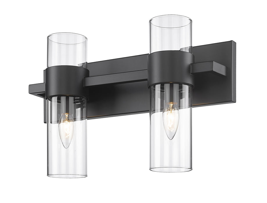 Vanity Z-Lite 343-2V-MB Matte Black Lawson 2 Light Vanity Z-Lite