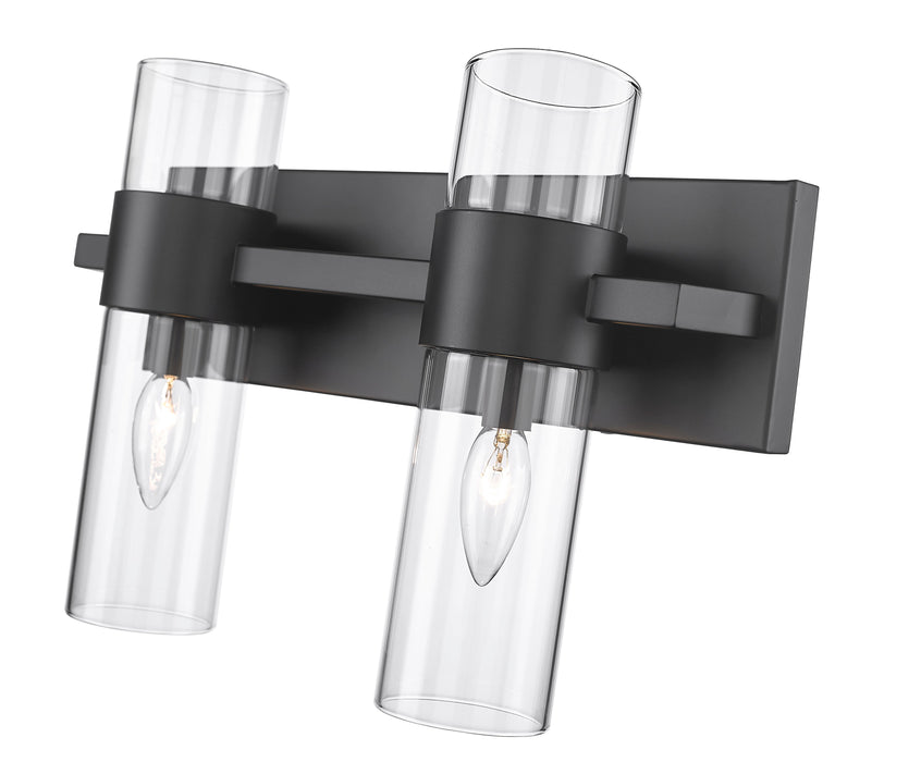 Vanity Z-Lite 343-2V-MB Matte Black Lawson 2 Light Vanity Z-Lite