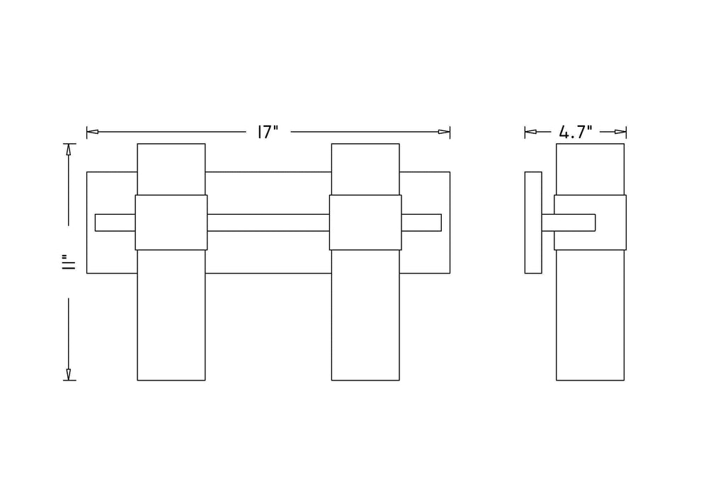 Vanity Z-Lite 343-2V-RB Rubbed Brass Lawson 2 Light Vanity Z-Lite