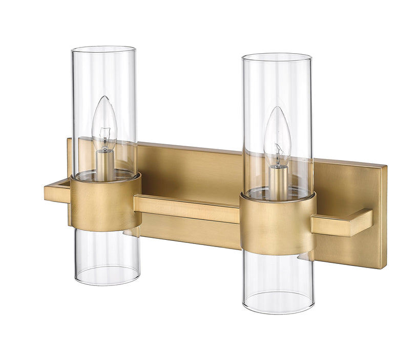 Vanity Z-Lite 343-2V-RB Rubbed Brass Lawson 2 Light Vanity Z-Lite