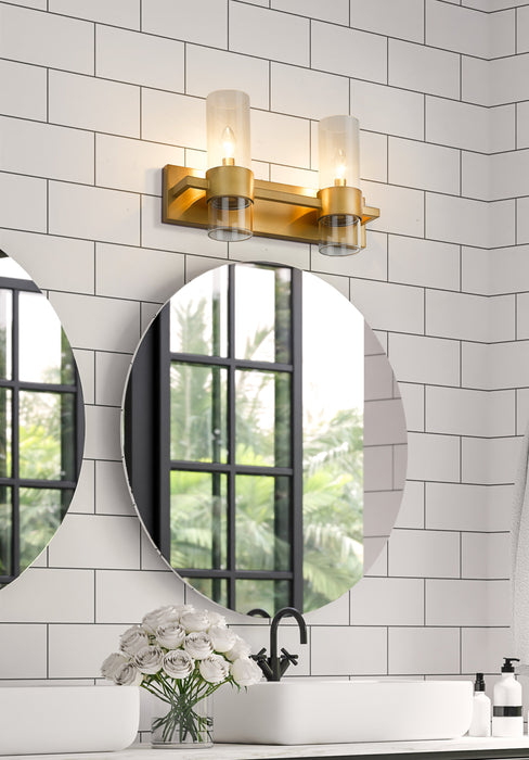 Vanity Z-Lite 343-2V-RB Rubbed Brass Lawson 2 Light Vanity Z-Lite