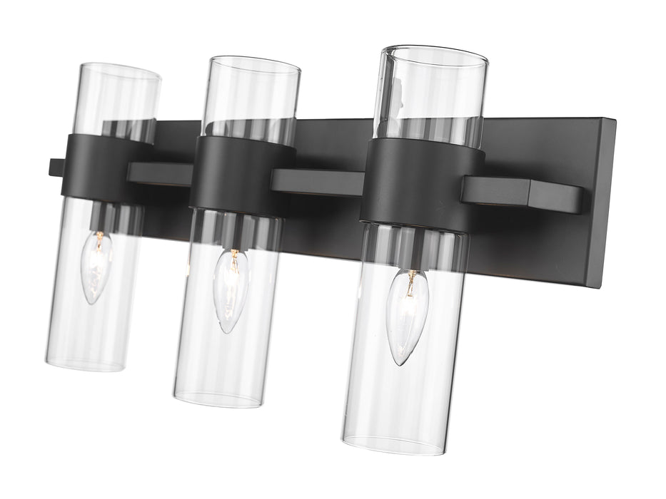 Vanity Z-Lite 343-3V-MB Matte Black Lawson 3 Light Vanity Z-Lite