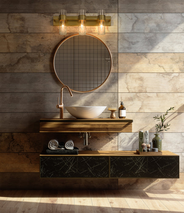 Vanity Z-Lite 343-3V-RB Rubbed Brass Lawson 3 Light Vanity Z-Lite