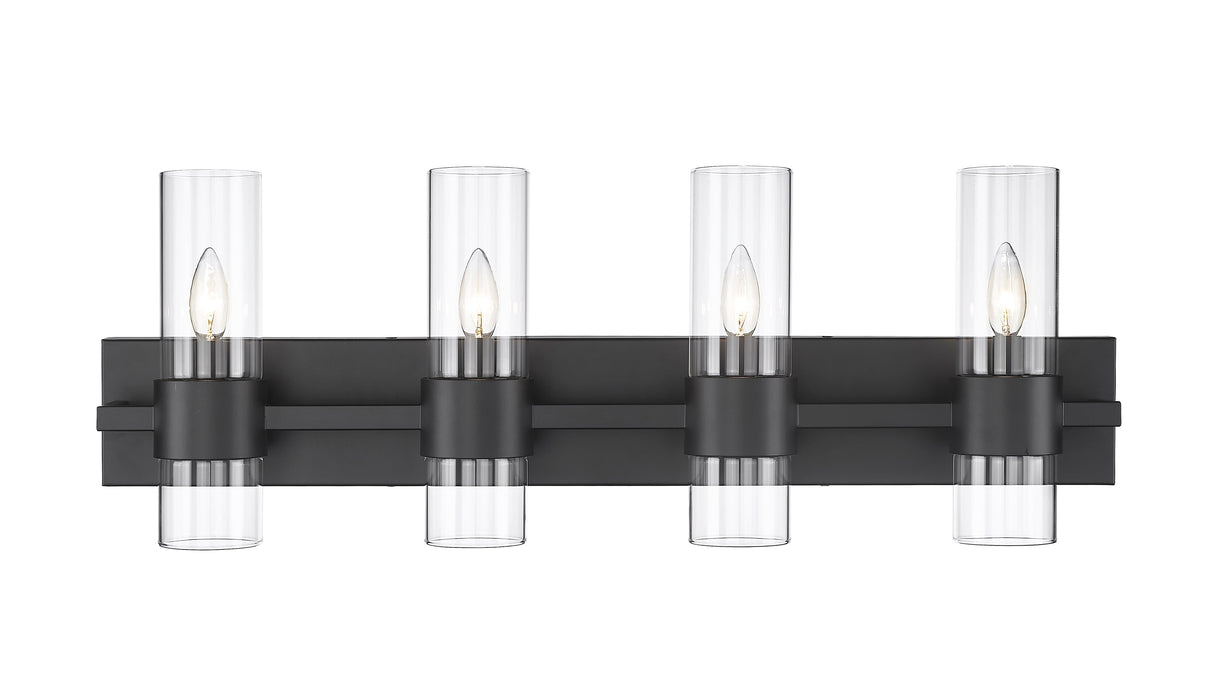 Vanity Z-Lite 343-4V-MB Matte Black Lawson 4 Light Vanity Z-Lite
