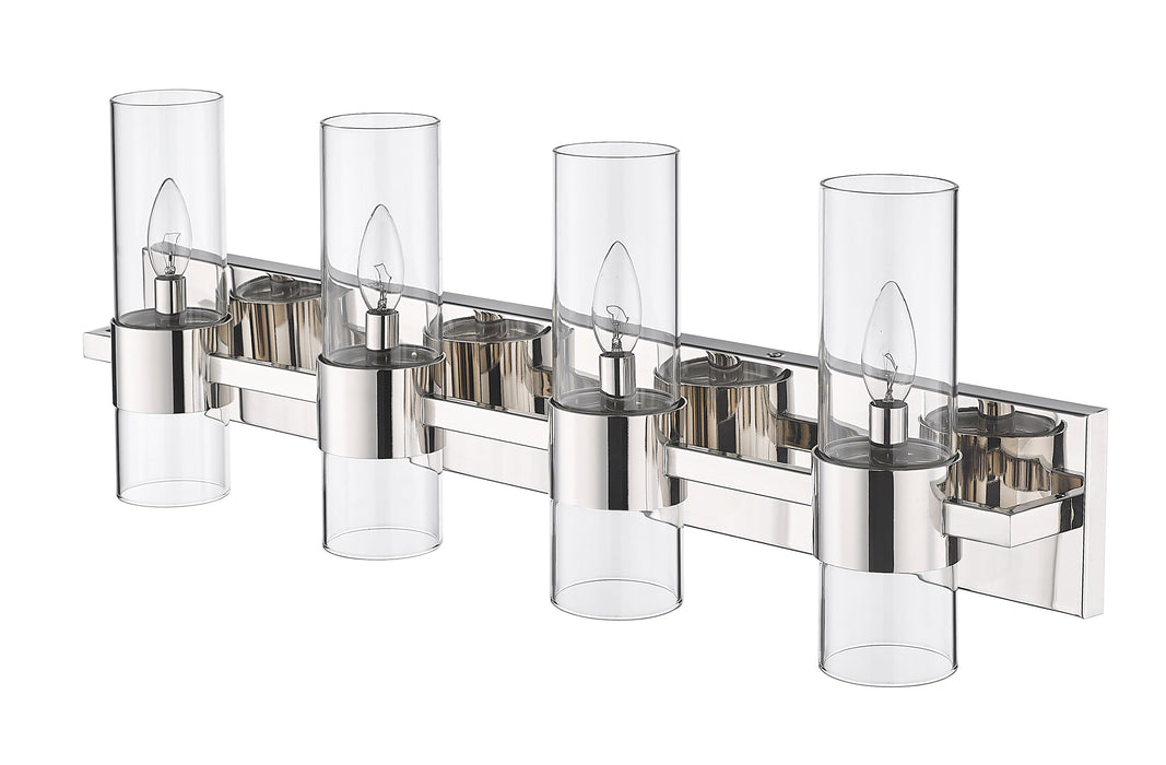 Vanity Z-Lite 343-4V-PN Polished Nickel Lawson 4 Light Vanity Z-Lite