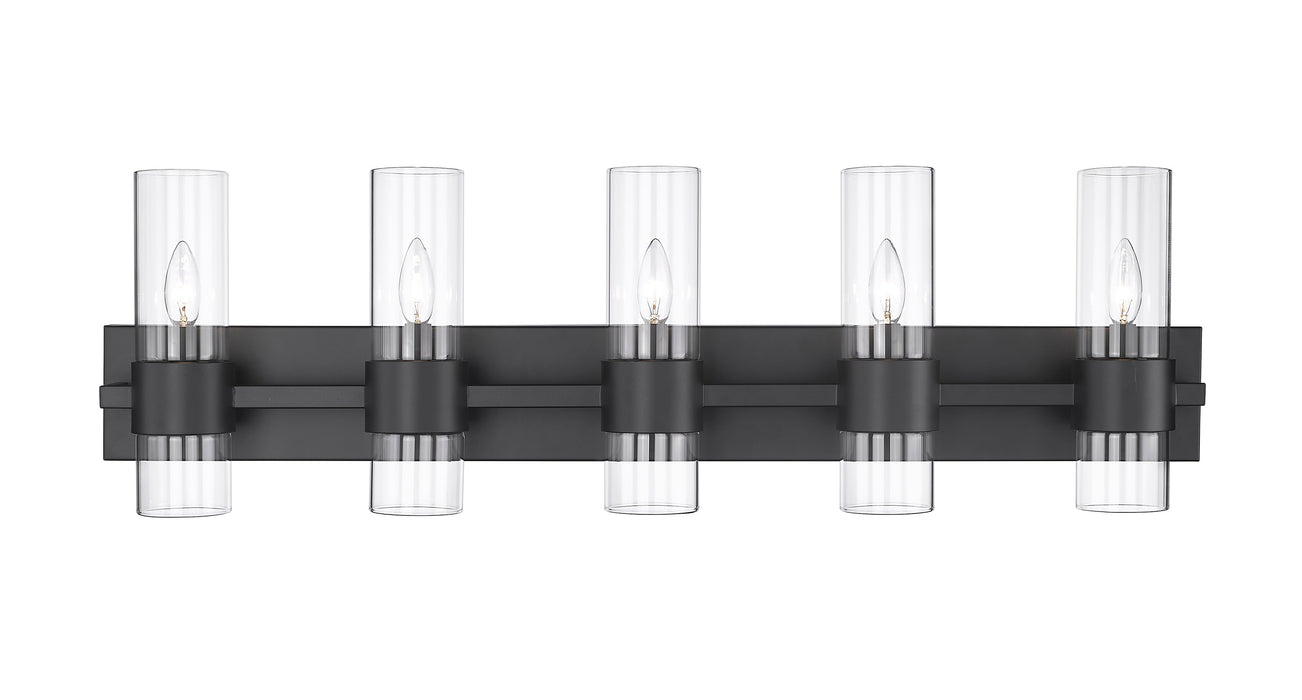 Vanity Z-Lite 343-5V-MB Matte Black Lawson 5 Light Vanity Z-Lite