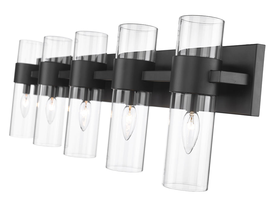 Vanity Z-Lite 343-5V-MB Matte Black Lawson 5 Light Vanity Z-Lite