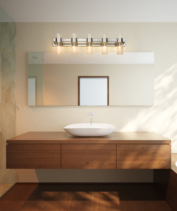 Vanity Z-Lite 343-5V-PN Polished Nickel Lawson 5 Light Vanity Z-Lite