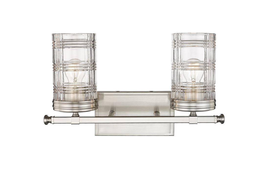 Vanity Z-Lite 344-2V-BN Brushed Nickel Archer 2 Light Vanity Z-Lite