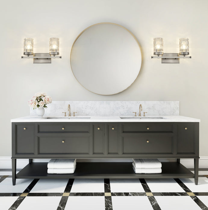 Vanity Z-Lite 344-2V-BN Brushed Nickel Archer 2 Light Vanity Z-Lite