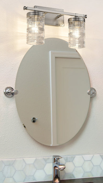 Vanity Z-Lite 344-2V-BN Brushed Nickel Archer 2 Light Vanity Z-Lite