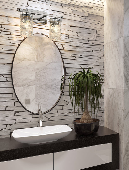 Vanity Z-Lite 344-2V-PN Polished Nickel Archer 2 Light Vanity Z-Lite